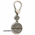 Ayat Al-Nur Handmade Silver Keychain